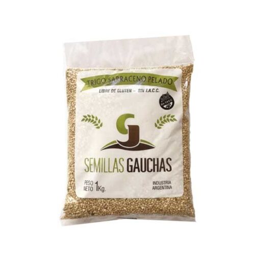 TRIGO PELADO SARRACENO 1KG SEMILLAS GAUCHAS