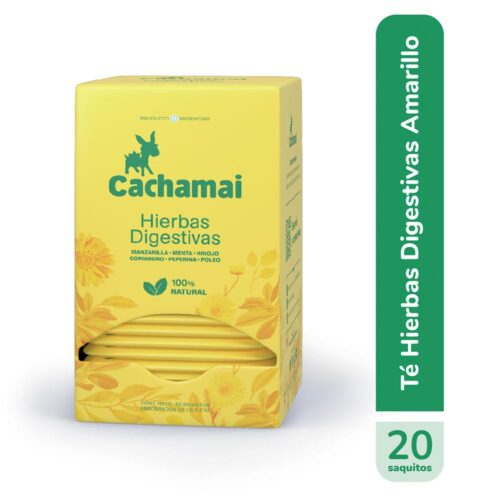 TE HIERBAS DIGESTIVAS 20 SAQUITOS CACHAMAI