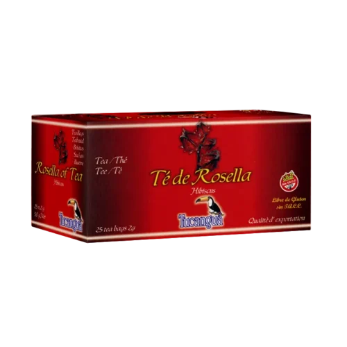 TE ROJO CON ROSELLA 25 SAQUITOS ENSOBRADOS TUCANGUA