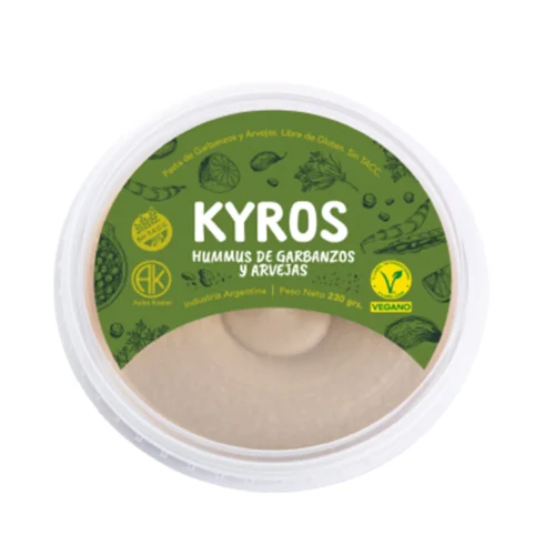 HUMMUS KYROS GARBANZOS Y ARVEJAS