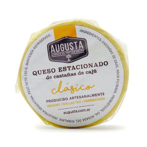QUESO ESTACIONADO DE CAJU CLASICO 150GR AUGUSTA