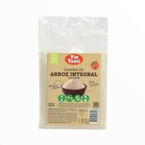 HARINA DE ARROZ INTEGRAL POR 500 GR YING YANG