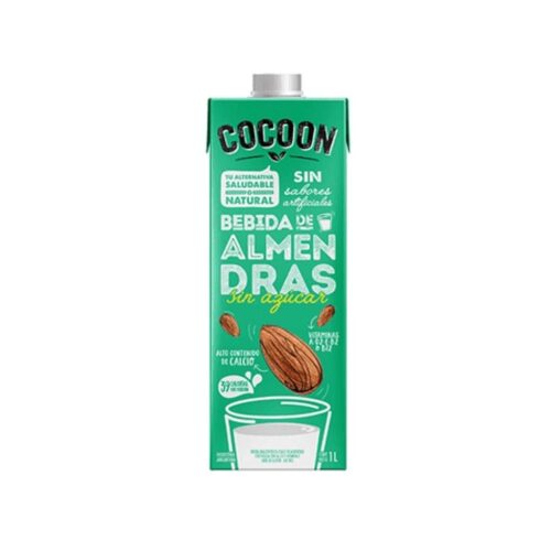 LECHE DE ALMENDRAS SIN AZUCAR 1L COCOON