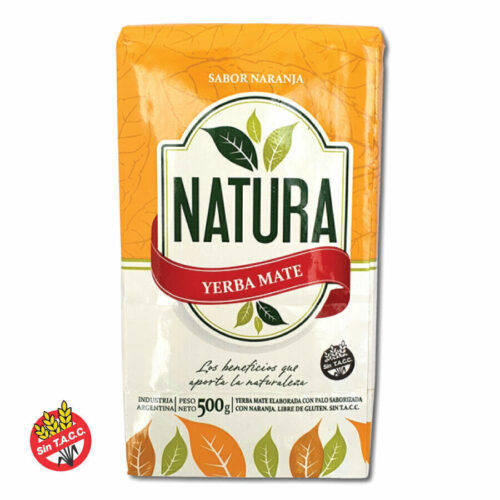 YERBA MATE NATURA 500GR SABOR NARANJA