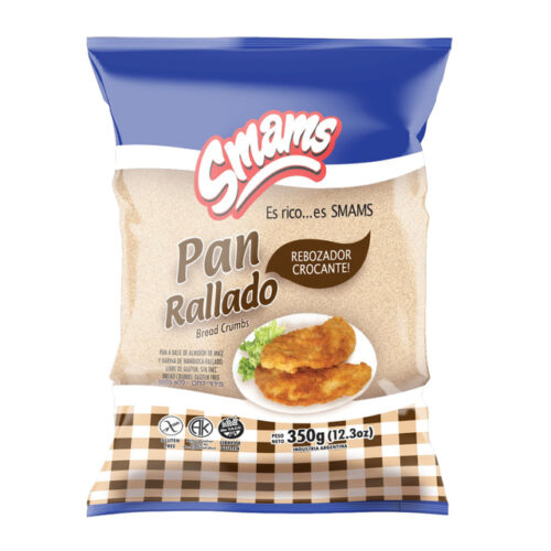 PAN RALLADO REBOZADOR 350GR SMAMS SIN TACC