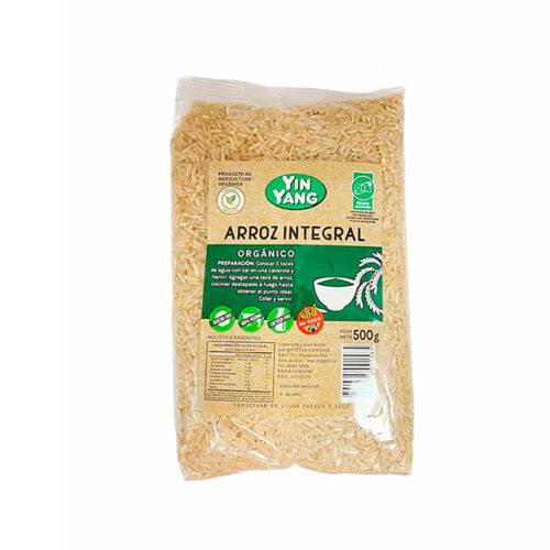 ARROZ INTEGRAL ORGANICO 500GR YIN YANG