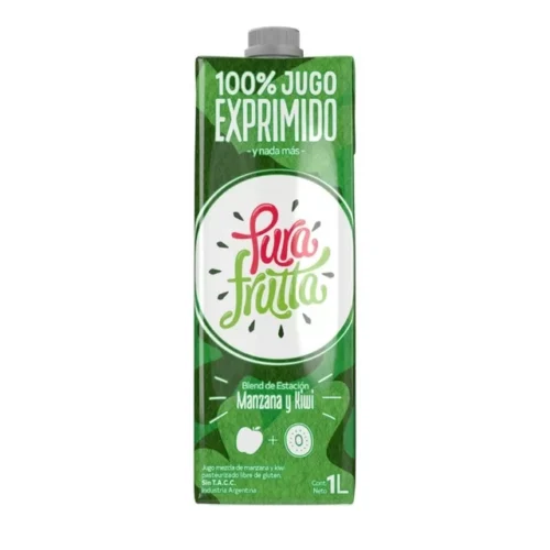 JUGO DE MANZANA Y KIWI 1L PURA FRUTTA