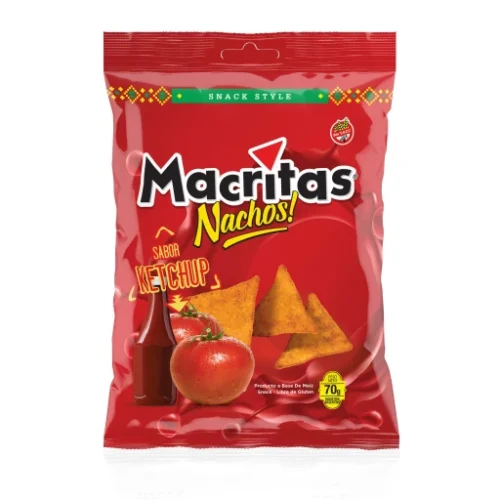 NACHOS MACRITAS 90GR KETCHUP