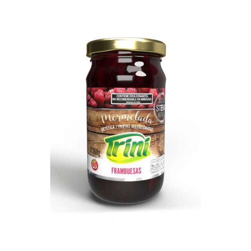MERMELADA DE FRAMBUESAS C/STEVIA 360GR TRINI