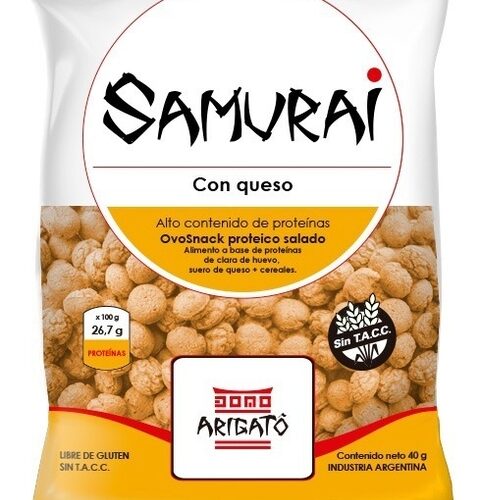 SNACK PROTEICO QUESO 100GR SAMURAI