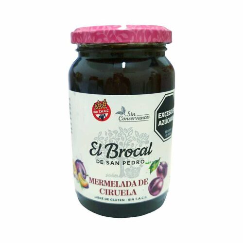 MERMELADA CIRUELA CON AZUCAR 420GR EL BROCAL