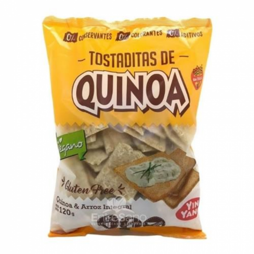TOSTADITAS QUINOA 120GR YIN YANG