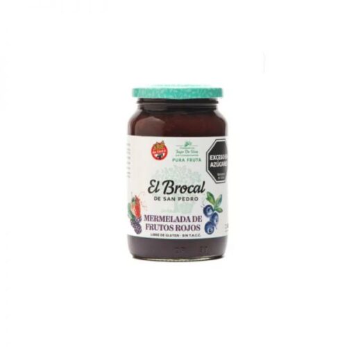 MERMELADA FRUTOS ROJOS SIN AZUCAR 400GR EL BROCAL