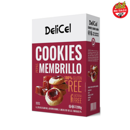 GALLETITAS PEPAS DE MEMBRILLO 200GR DELICEL