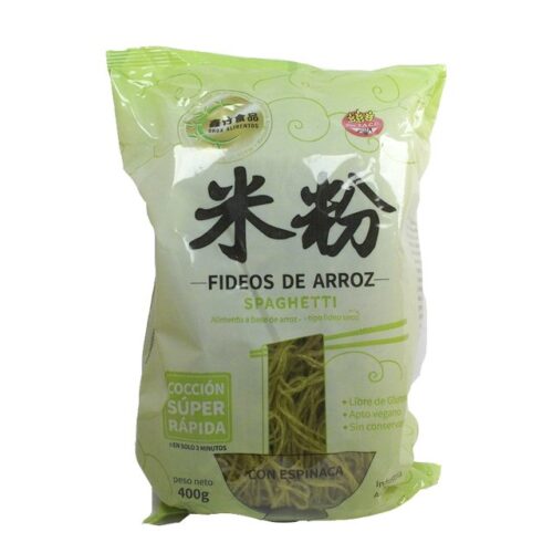 FIDEOS DE ARROZ ESPINACA 400GR OROX