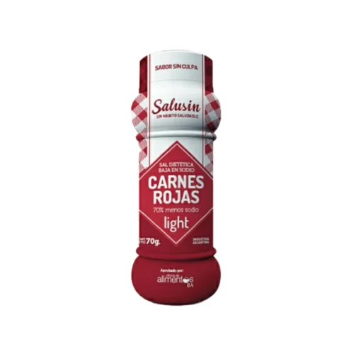 SAL BAJA EN SODIO CARNES ROJAS 70GR SALUSIN