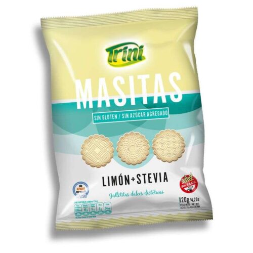 MASITAS DULCES DE LIMON C/STEVIA 120GR TRINI