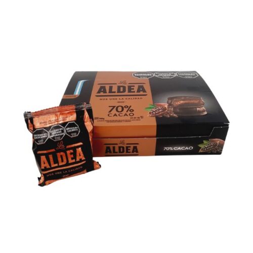 ALFAJOR 70% CACAO LA ALDEA