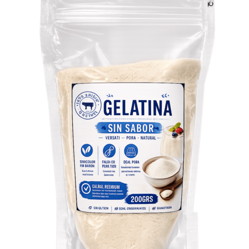 GELATINA SIN SABOR 200GR ORIGEN BOBINO
