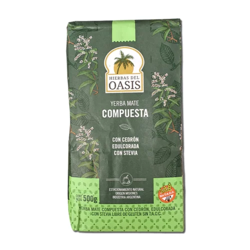 YERBA MATE OASIS COMPUESTA SALUDABLE 500GR